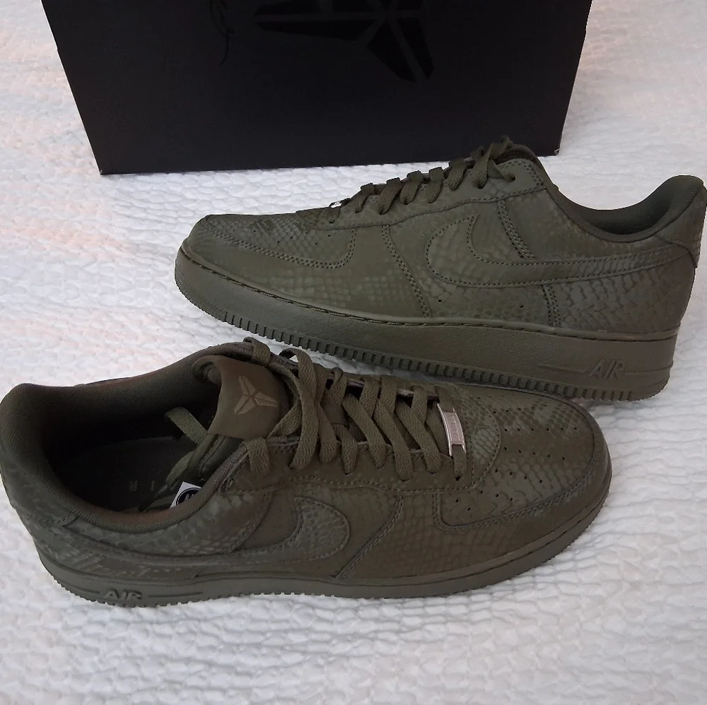 Nike Air Force One Low Kobe Bryant Forever Cargo Khaki - Picture 1 of 13